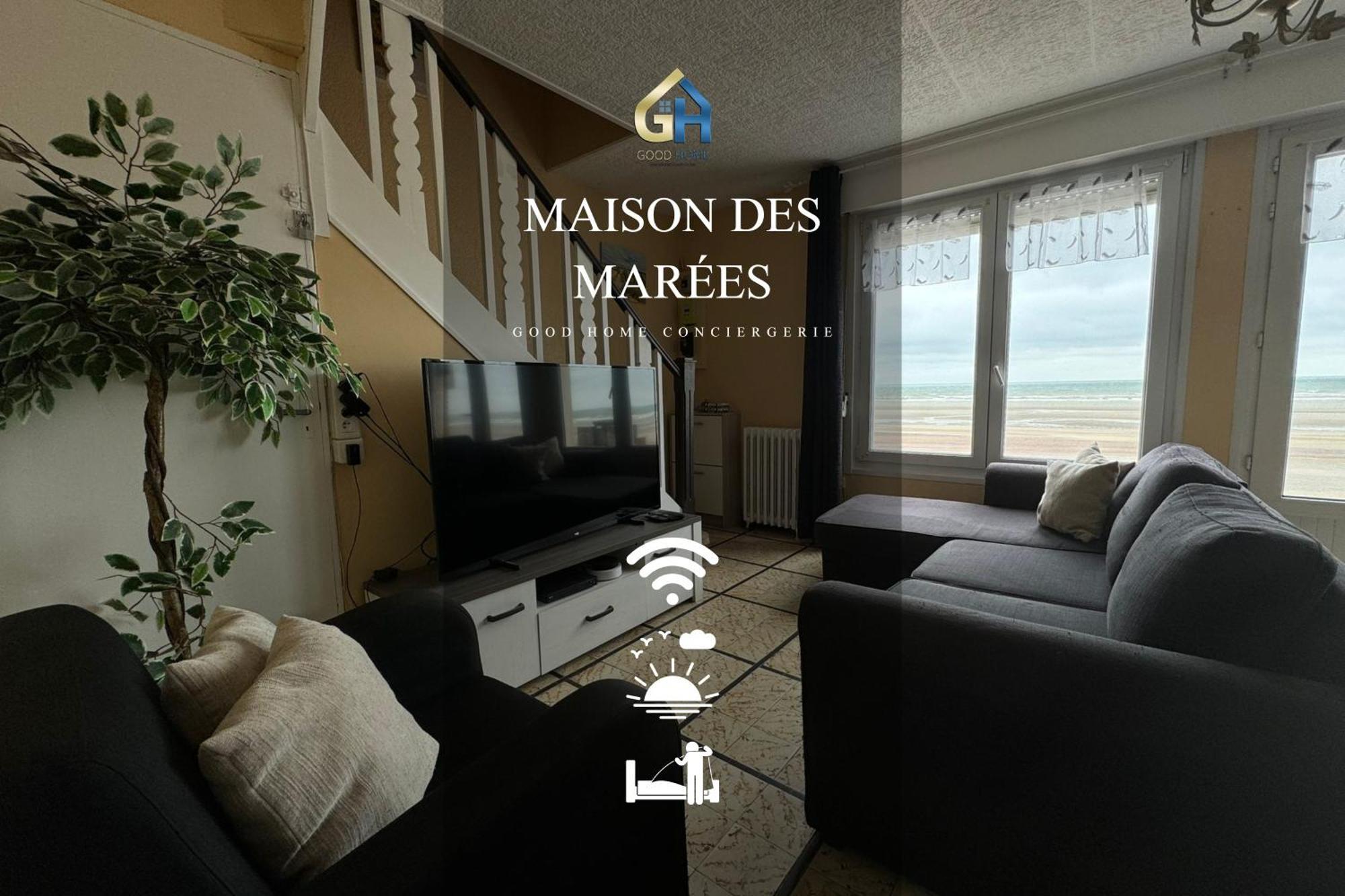 Maison Des Marees - Digue De Mer 브레뒨느 외부 사진